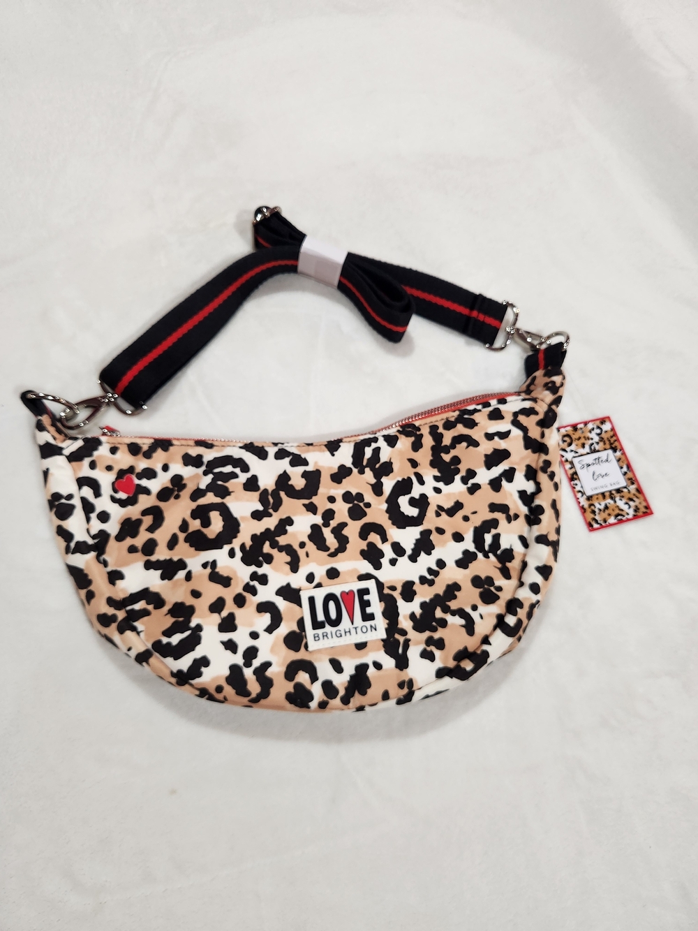 Brighton Spotted Love Swing Bag, NWT